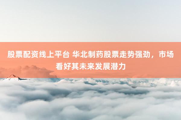 股票配资线上平台 华北制药股票走势强劲，市场看好其未来发展潜力