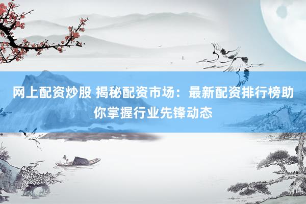 网上配资炒股 揭秘配资市场：最新配资排行榜助你掌握行业先锋动态