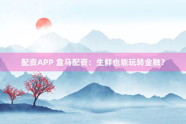 配资APP 盒马配资：生鲜也能玩转金融？