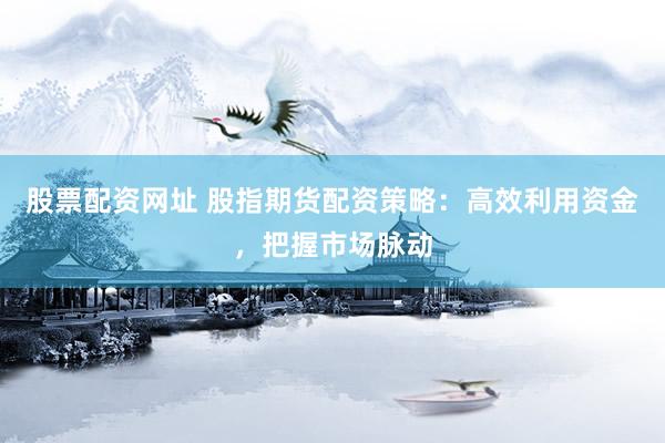 股票配资网址 股指期货配资策略：高效利用资金，把握市场脉动